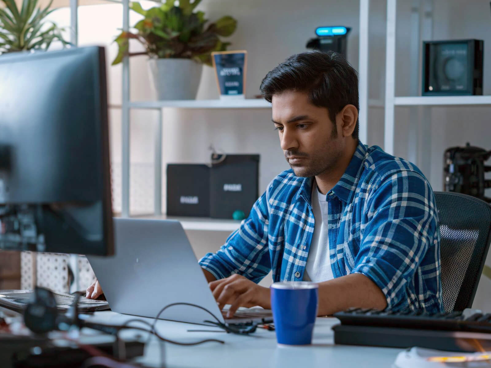 Hire a Full Stack Developer - illustrative visual