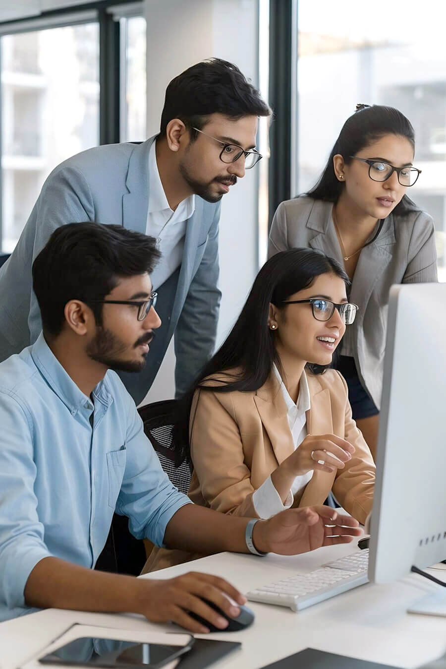 Hire4Higher team member on a client call